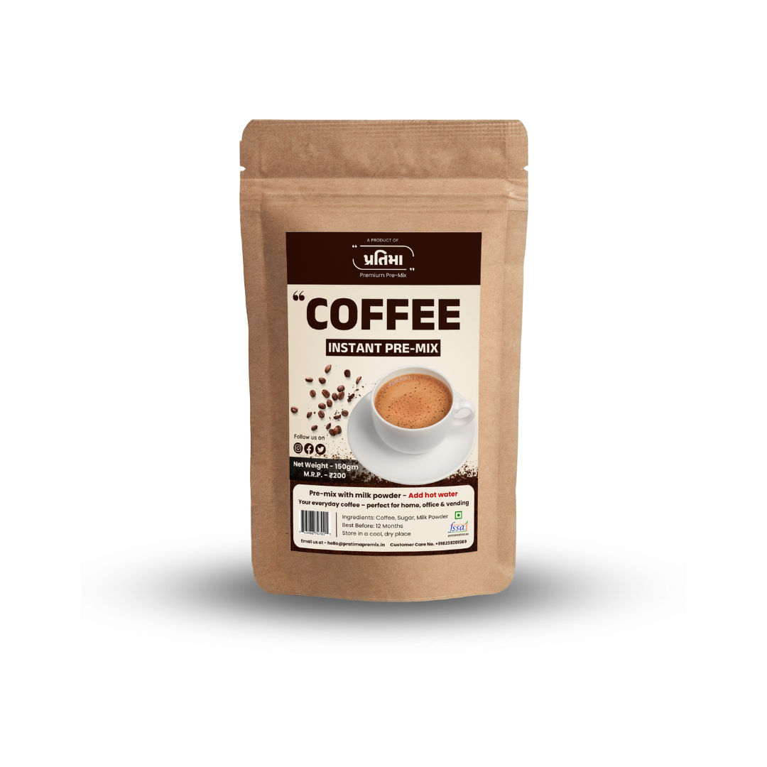 Instant Coffee Pre-Mix – With Milk Powder (150gm)