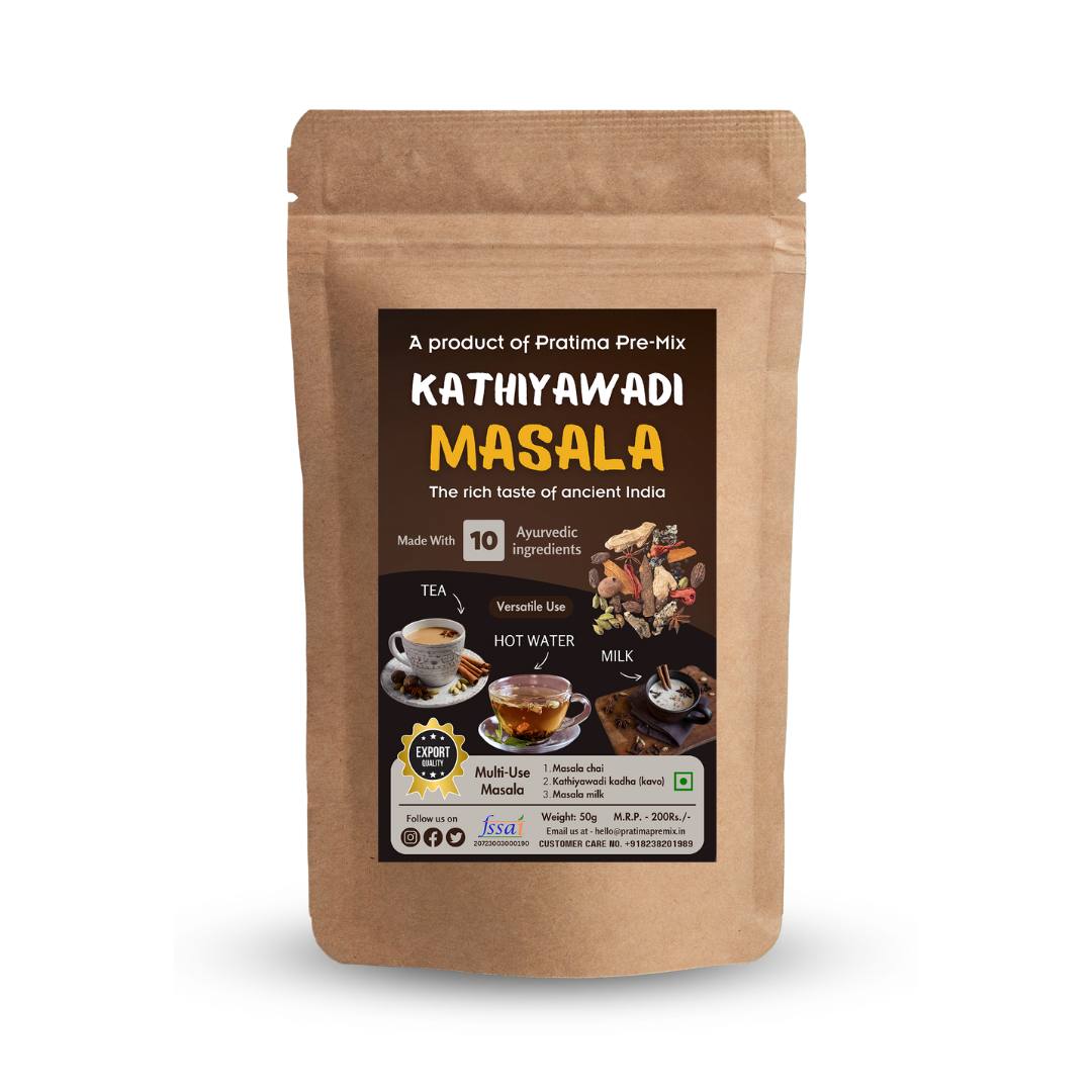 Kathiyawadi Masala – Premium Gujarati Spice Blend (50gm)