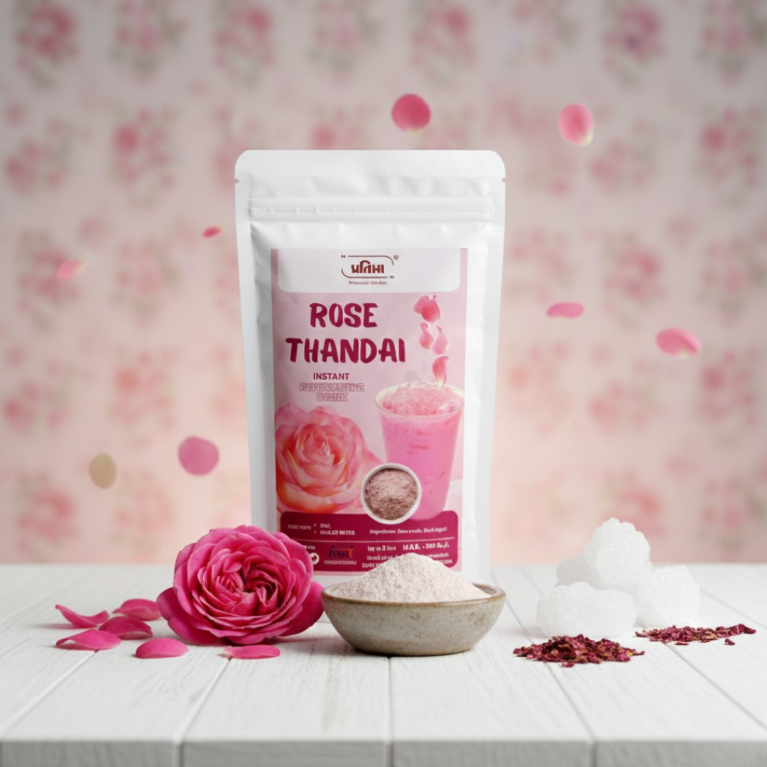 Rose Thandai – Refreshing Rose Drink Mix (150gm)