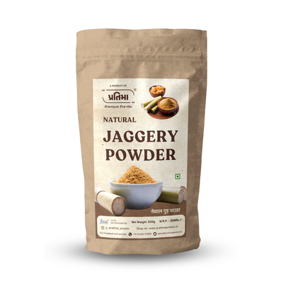 Pratima natural jaggery powder 500 gm โ unrefined gud sweetener for tea and cooking