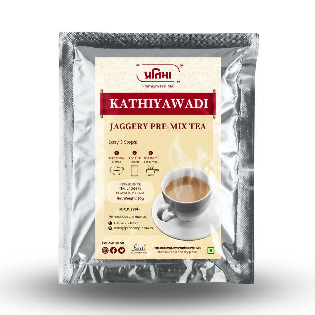 Pratima Kathiyawadi Jaggery chai pre-mix — healthier than sugar chai