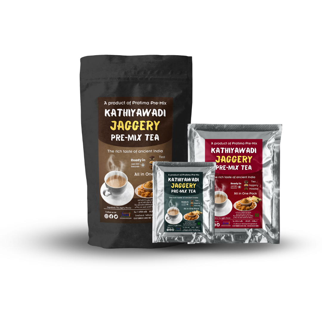 Kathiyawadi Jaggery Tea Pre-Mix