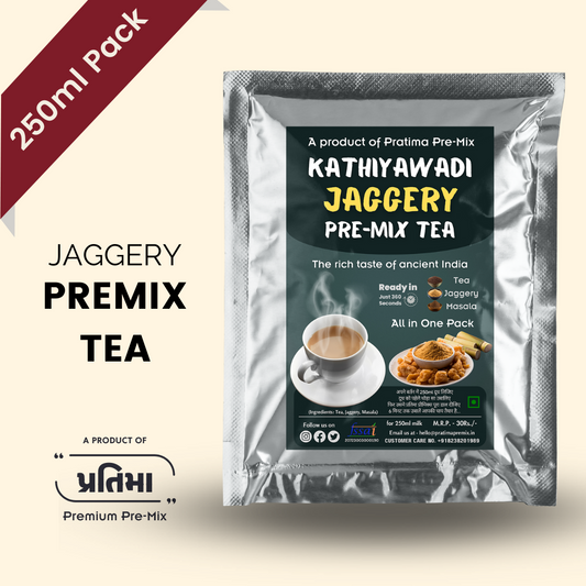 Kathiyawadi jaggery Pre-Mix Tea - 250ml Pack