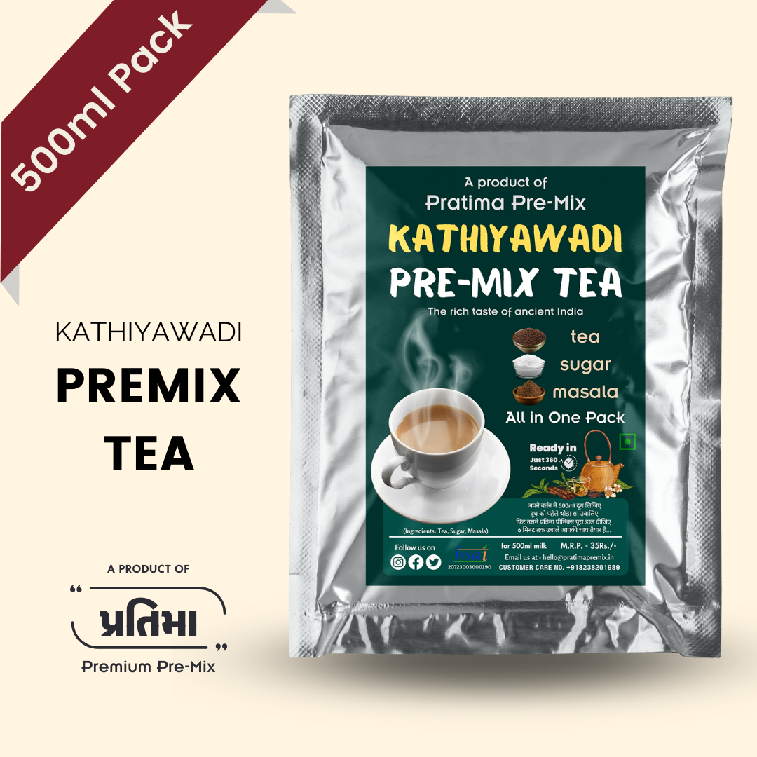 Kathiyawadi Pre-Mix Tea - 500ml Pack