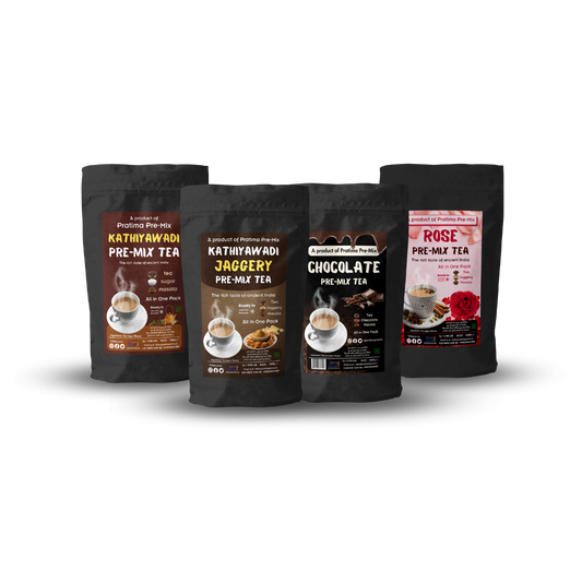 Trial Pack - Kathiyawadi Pre-Mix Tea (1 liter milk)