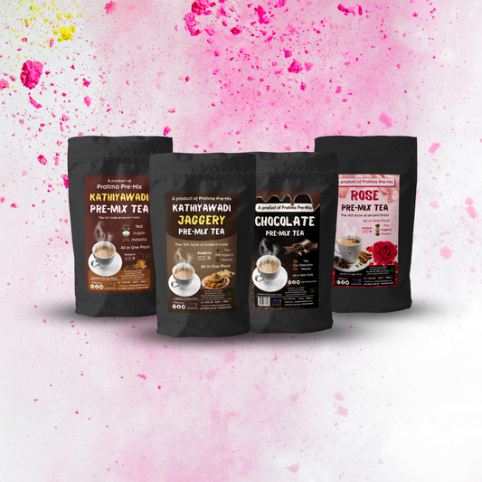 Trial Pack - Kathiyawadi Pre-Mix Tea (1 liter milk)