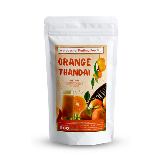 Natural Orange Thandai - 1 Liter Pack