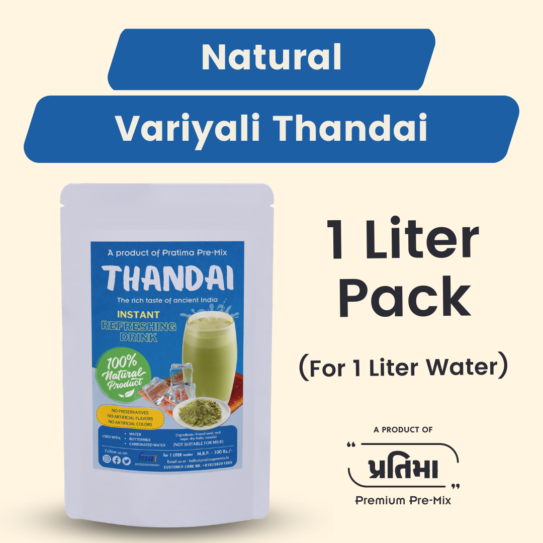 Natural Variyali Thandai - 1 Liter Pack