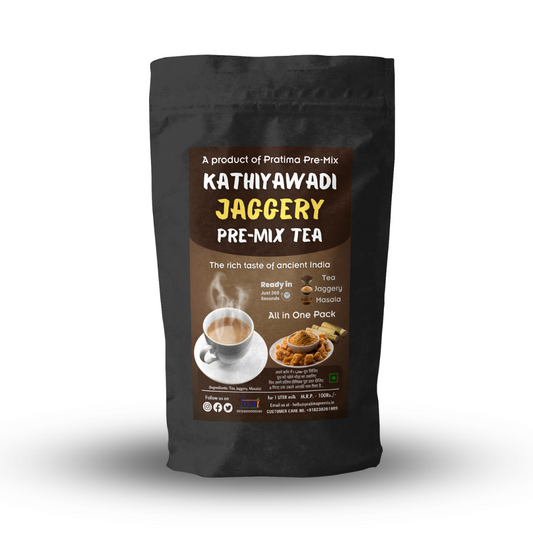 Kathiyawadi jaggery Pre-Mix Tea - 1 Liter Pack