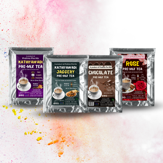 Trial Pack - Kathiyawadi Pre-Mix Tea (250ml milk)