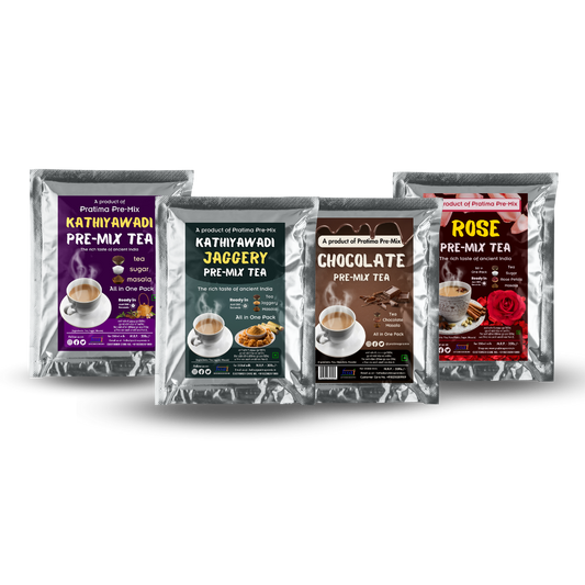 Trial Pack - Kathiyawadi Pre-Mix Tea (250ml milk)