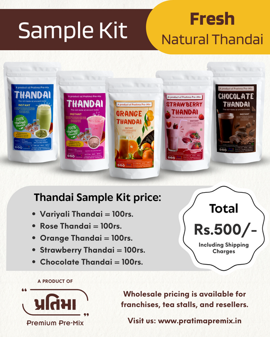 Fresh Natural Thandai - Starter Kit / Trial Pack