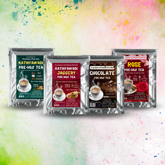 Trial Pack - Kathiyawadi Pre-Mix Tea (500ml milk)