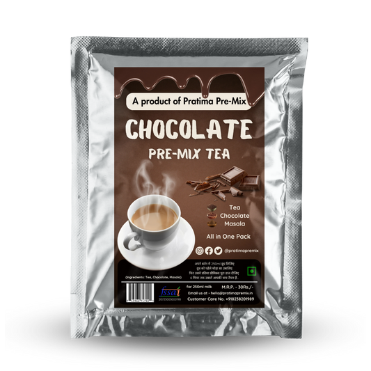Kathiyawadi Chocolate Tea Pre-Mix – For 250ml Milk