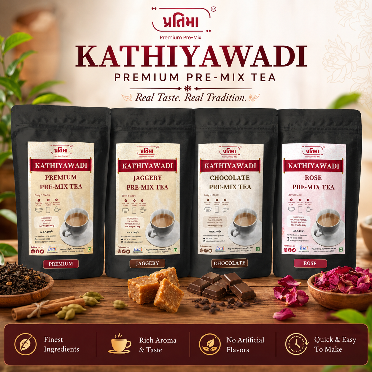 Kathiyawadi Pre-Mix Tea