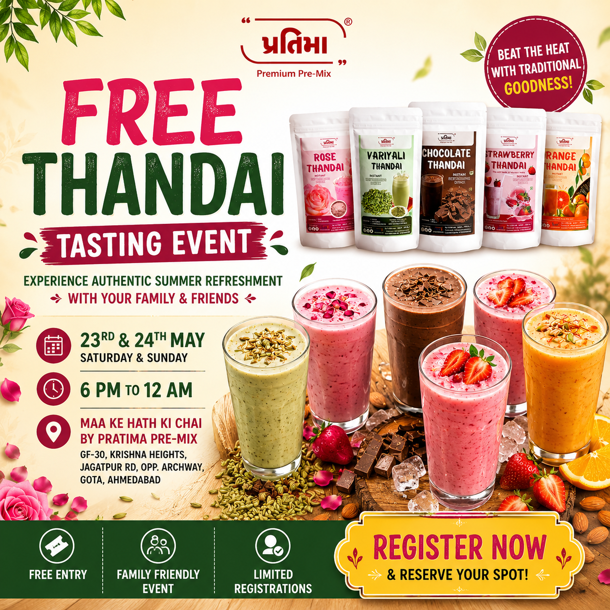 Free Thandai Event