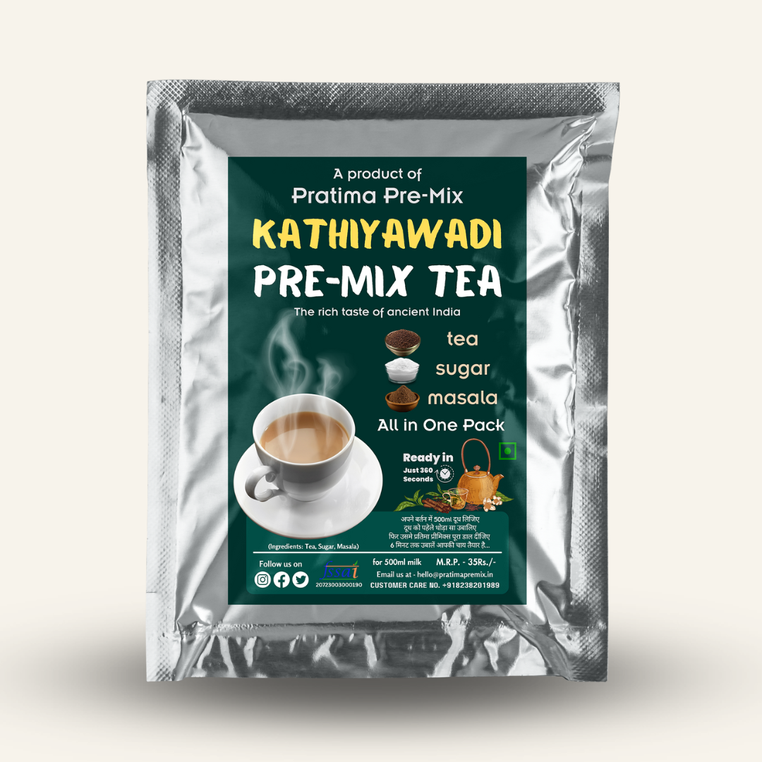 Kathiyawadi Pre-Mix Tea - 500ml Pack