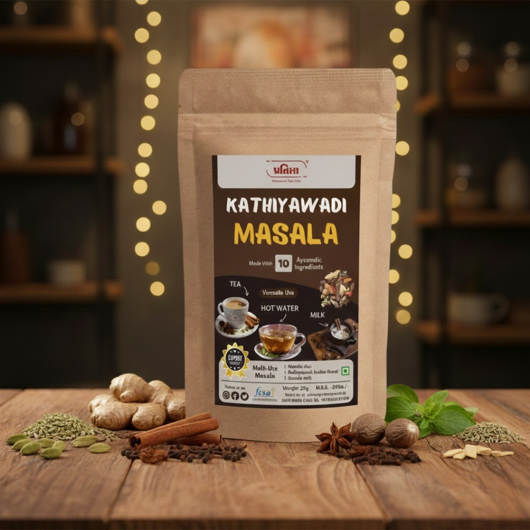 Kathiyawadi Masala – Premium Gujarati Spice Blend (25gm)