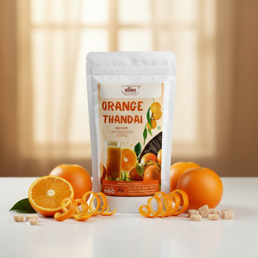 Orange Thandai – Tangy Citrus Drink Mix (150gm)