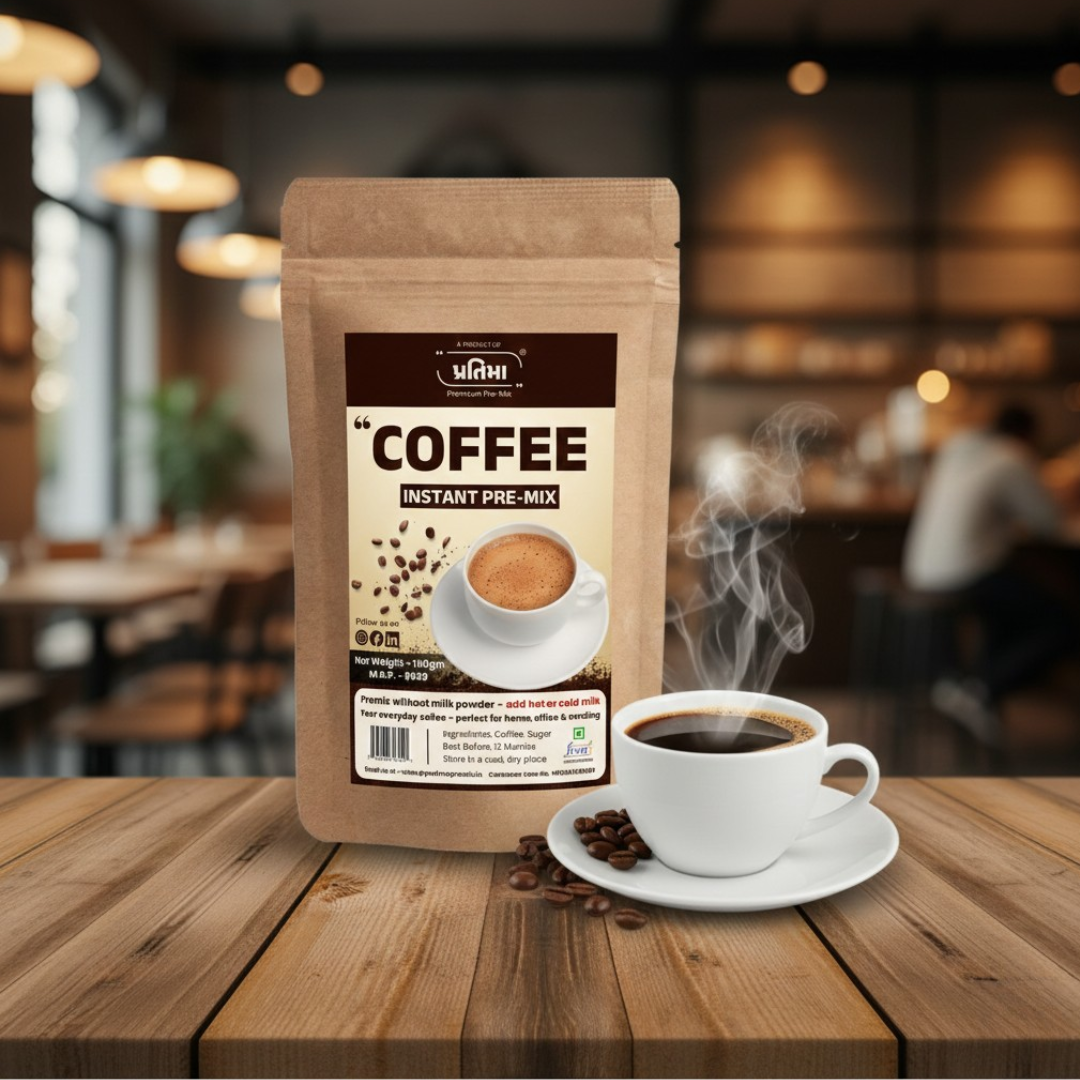 Instant Coffee Pre-Mix – Without Milk Powder (150gm)