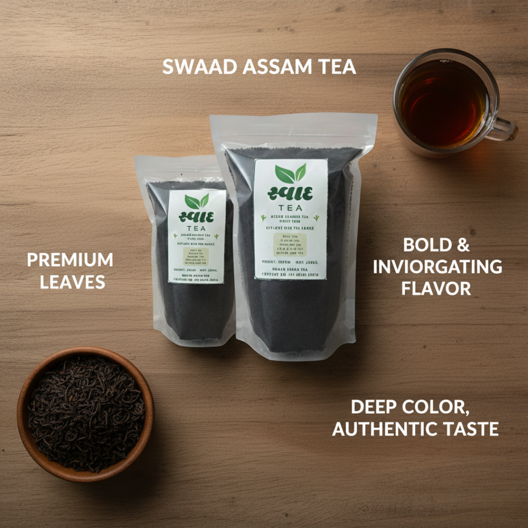 Swaad Tea (Assam Tea) – 500g | Premium Authentic Indian Assam Tea