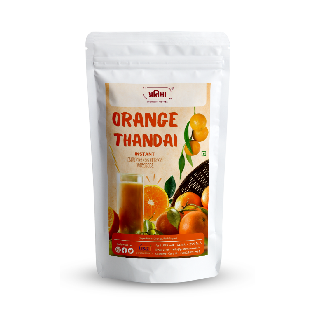 Orange Thandai – Tangy Citrus Drink Mix (150gm)